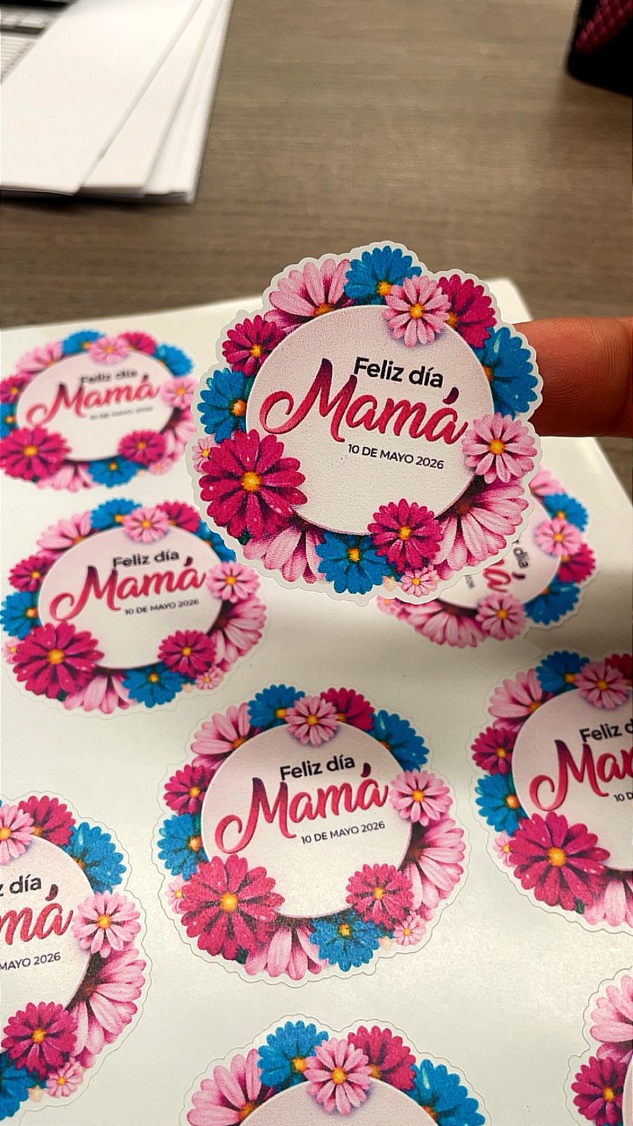 Sticker floral decorativo