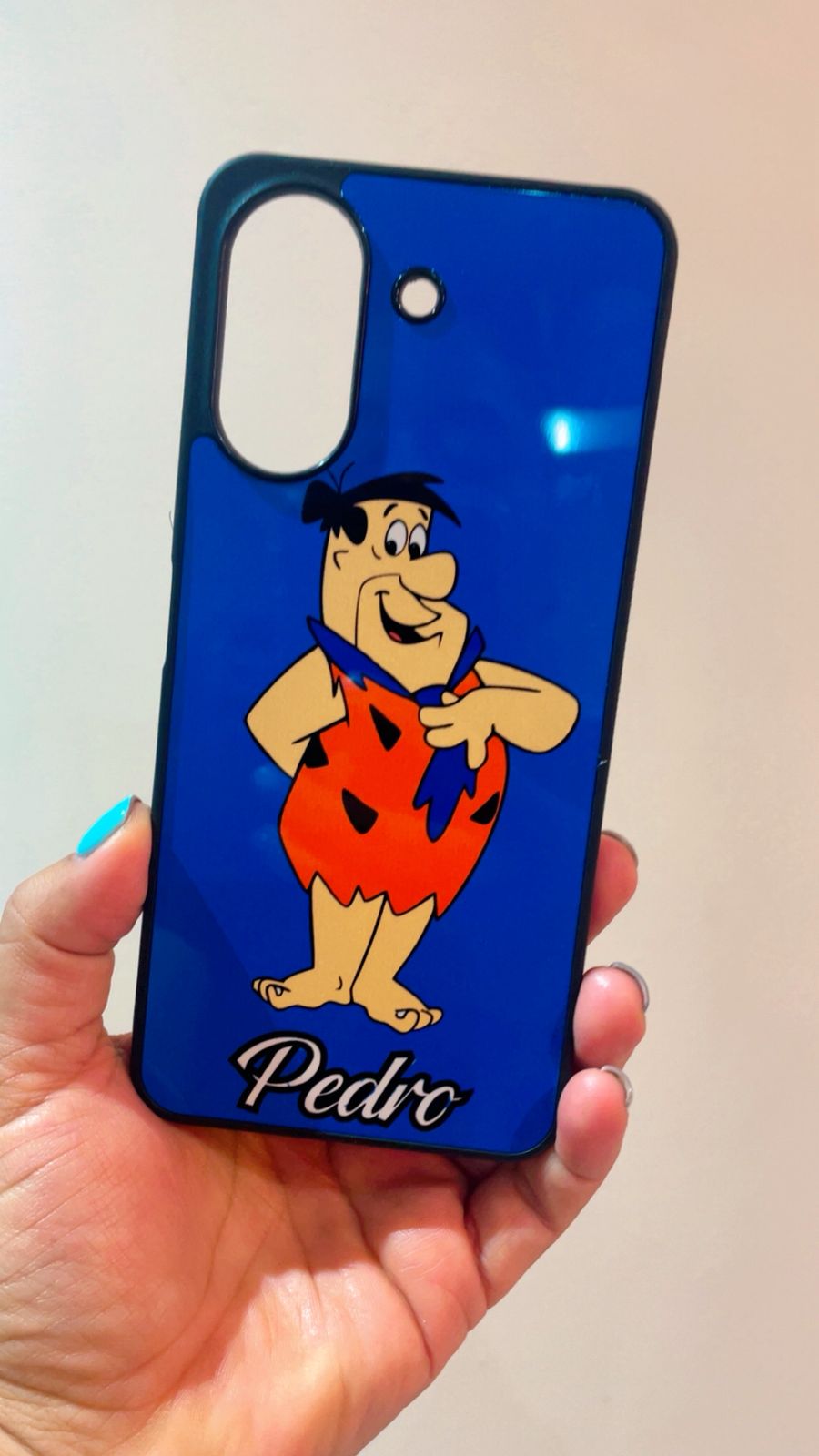 Funda personalizada azul